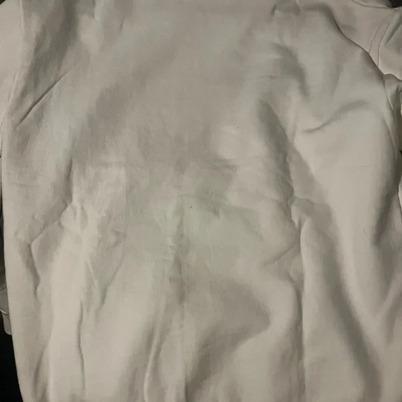 Spider White Hoodie with Rhinestone Design